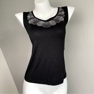 90s Vintage Whimsigoth Embellished Top
